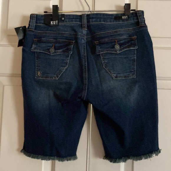 Kut from the Kloth Natalie Bermuda Denim Shorts - Picture 2 of 4
